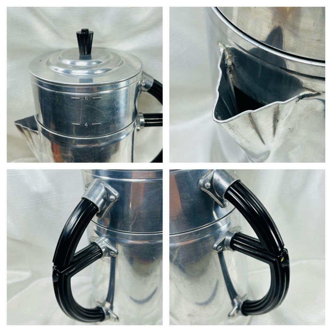 新品未使用　ビンテージ品　アメリカ製ウェアーエバー社のコーヒーポット #956
