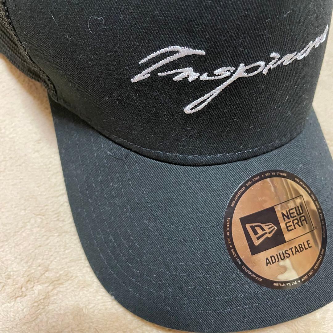 エバーグリーン new era インスピラーレ　ブラック　メッシュキャップ