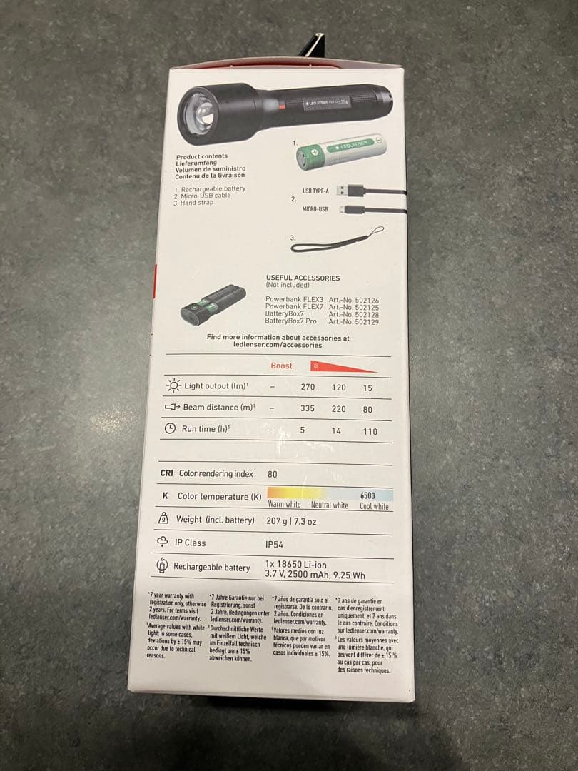 ライト・ランタン LEDLENSER P6R CORE QC