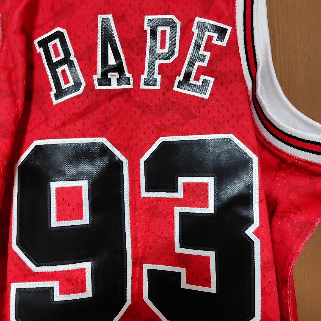 BAPE BULLS ジャージ レッド