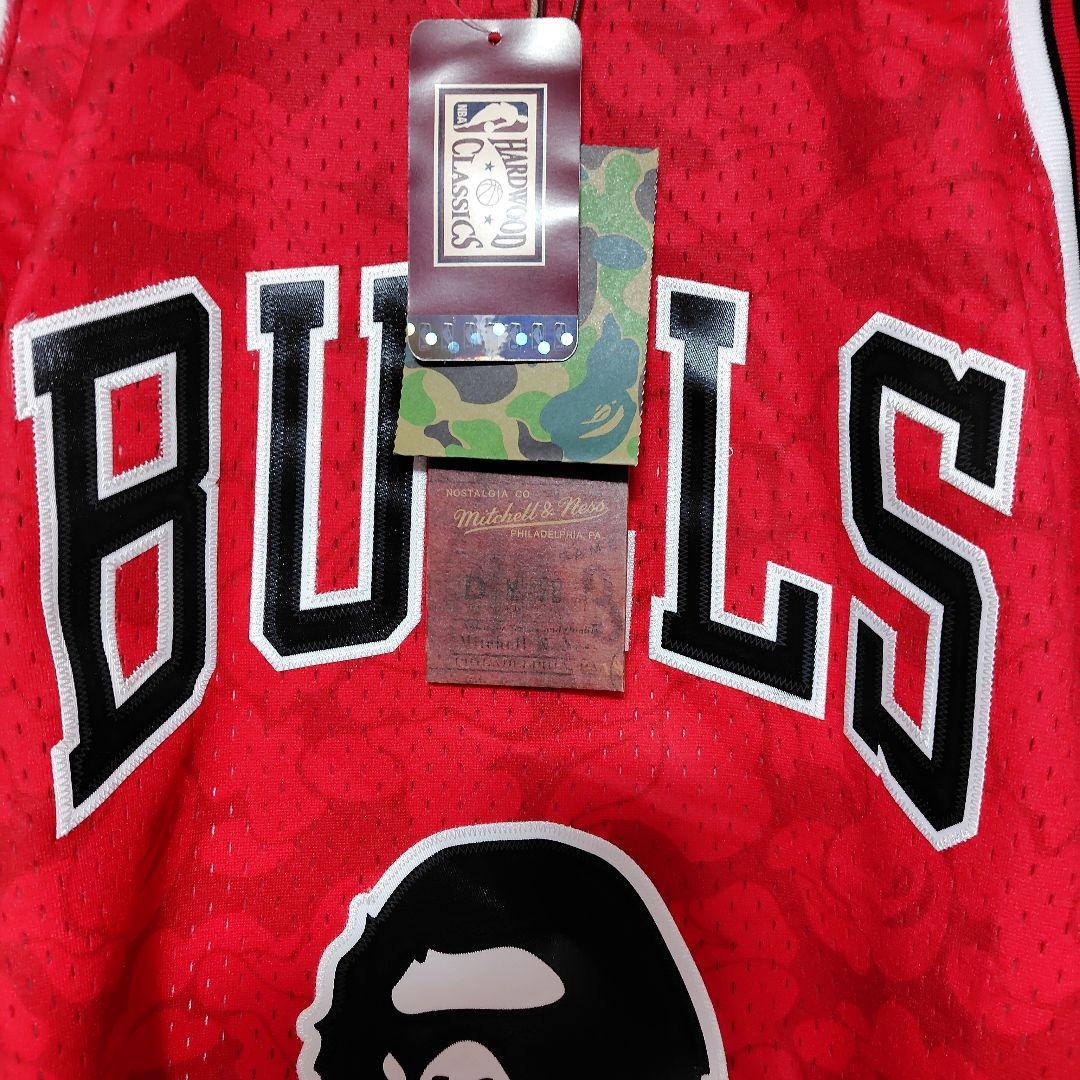 BAPE BULLS ジャージ レッド