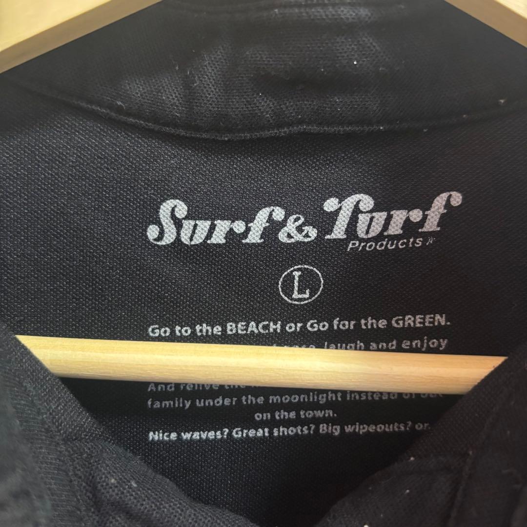 BRIEFING GOLF×Surf&Turf ポロシャツメンズL