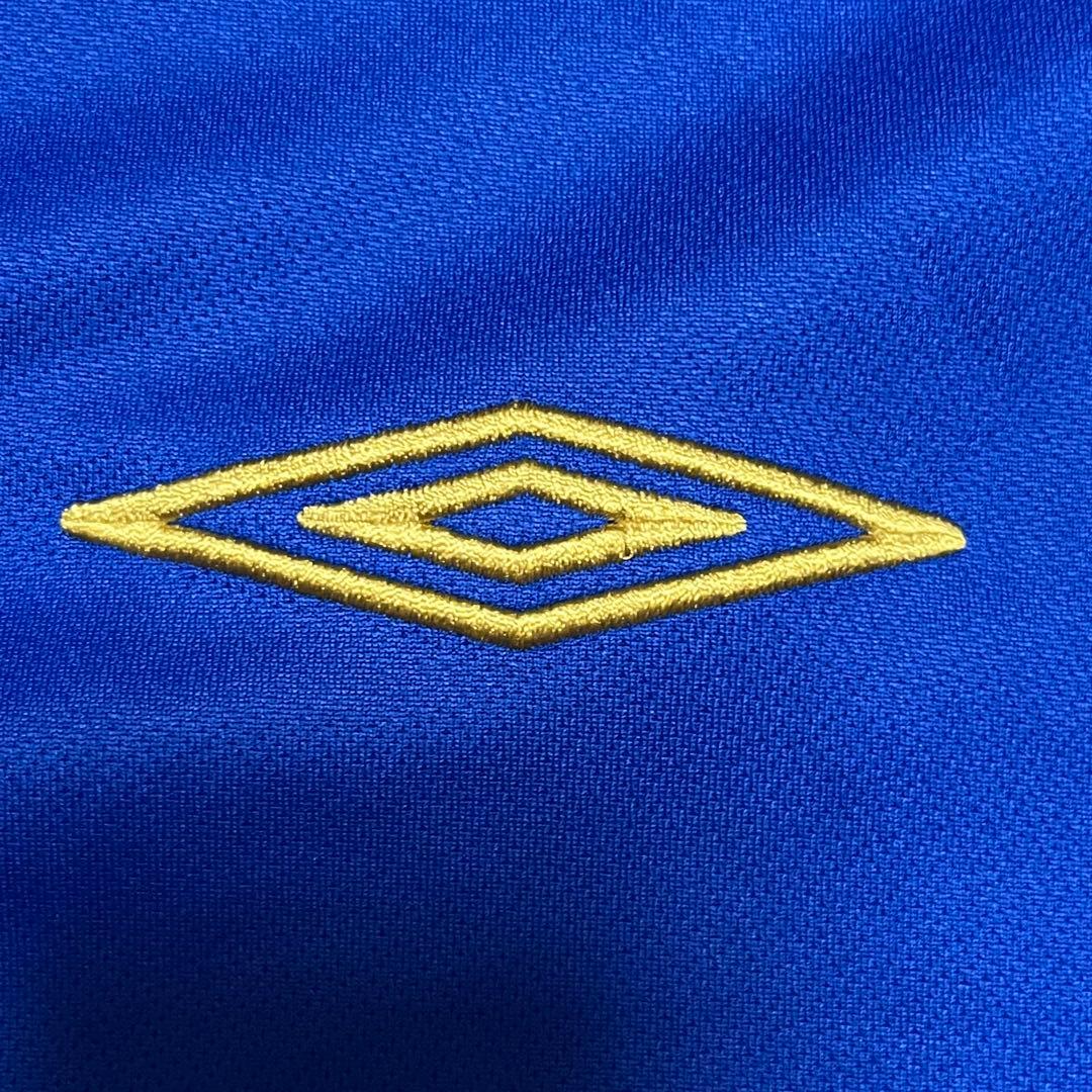 【美品】100周年CHELSEA ENGLAND 青 L ゲームシャツUMBRO