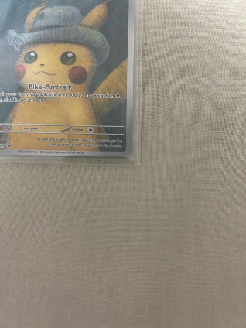 ゴッホピカチュウ　Pikachu with Gray Fish Hat
