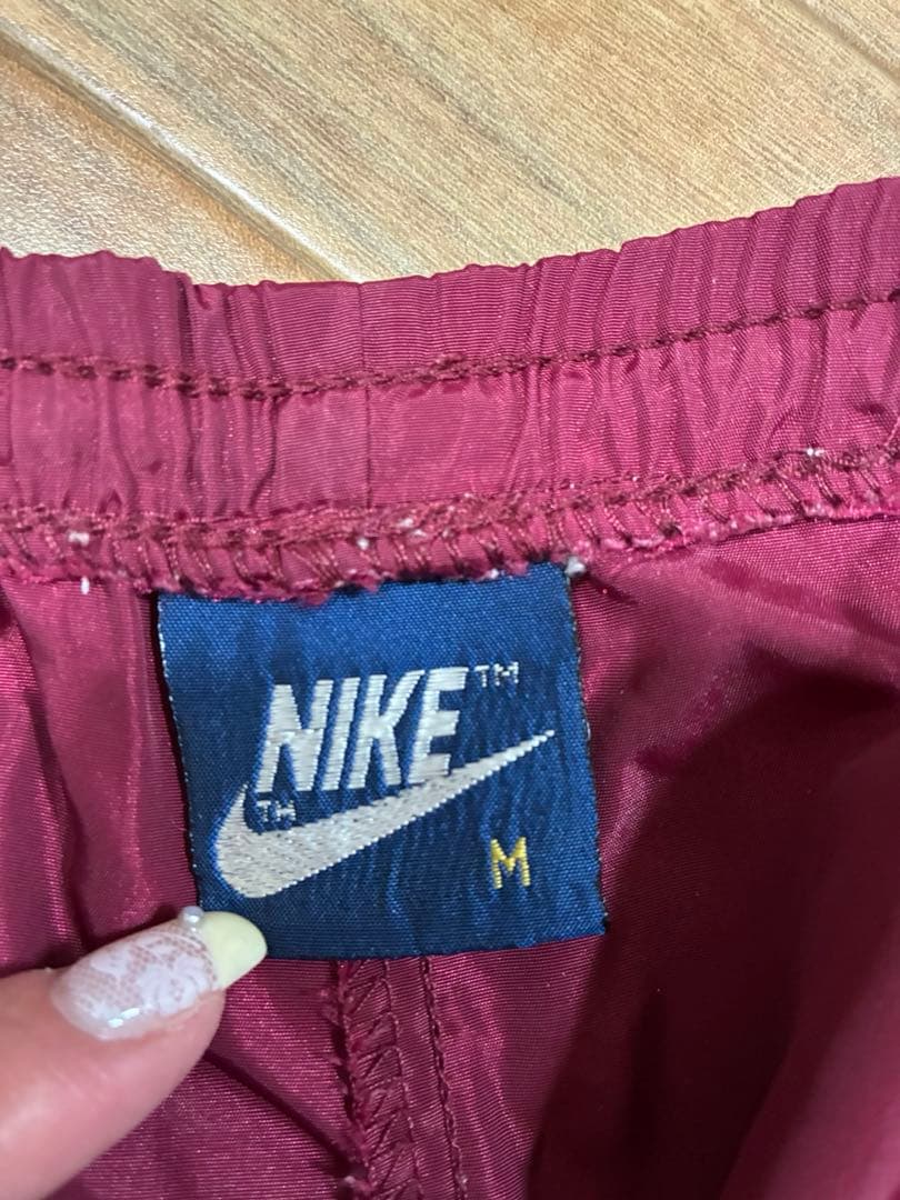 Nike バーガンディ ジャージパンツ Mサイズ