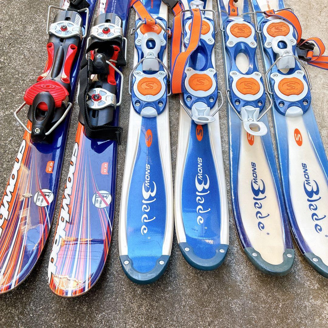 ジャンク3本Salomon  Blade スキー板 サロモン　ショート