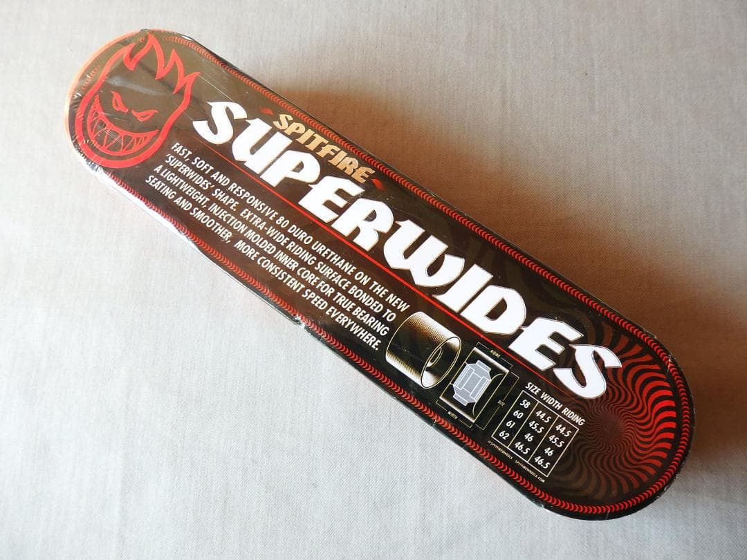 新品◆Spitfire Superwides Orange ウィール◆58mm