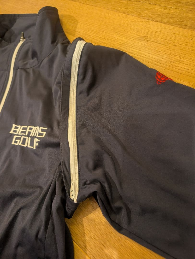 【ビームスゴルフ】ジップジャケット 2way ネイビー M BEAMS GOLF