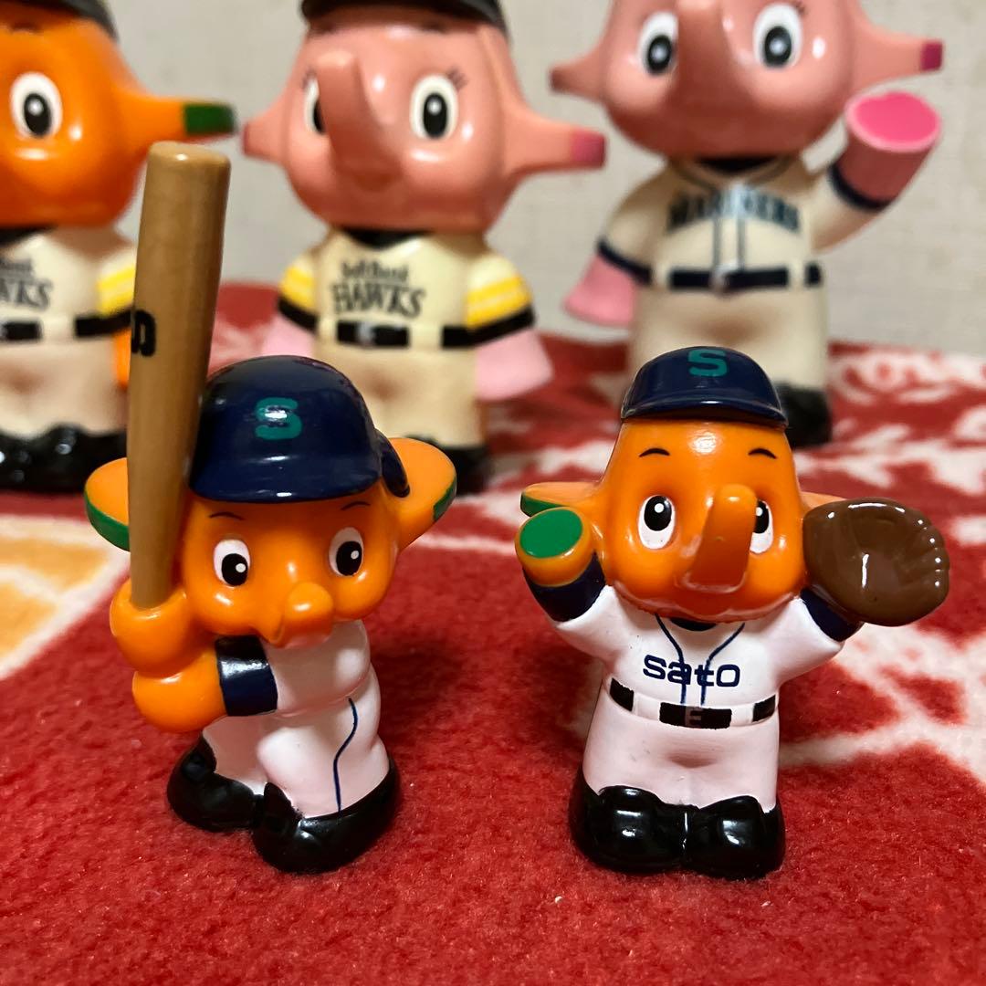 佐藤製薬　サトちゃん＆サトコちゃん野球フィギュアセット