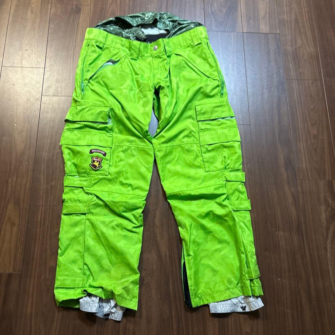 VOLCOM スノーボードウェア ブラック/グリーン