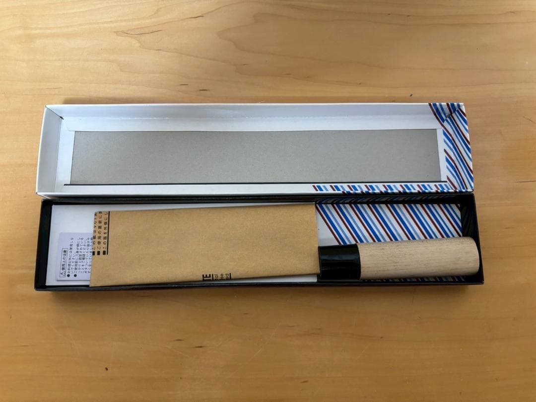 ③未使用品　正宗工芸美術製作所　相州鎌倉扇ヶ谷　正宗二十四代孫綱廣謹製　菜切包丁