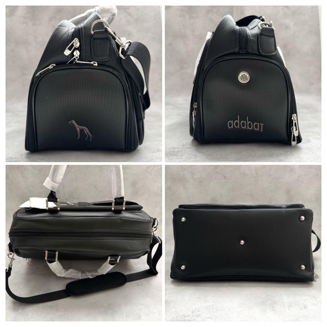 ✨新品タグ付✨アダバット ボストンバッグ シューズ収納可 ブラック