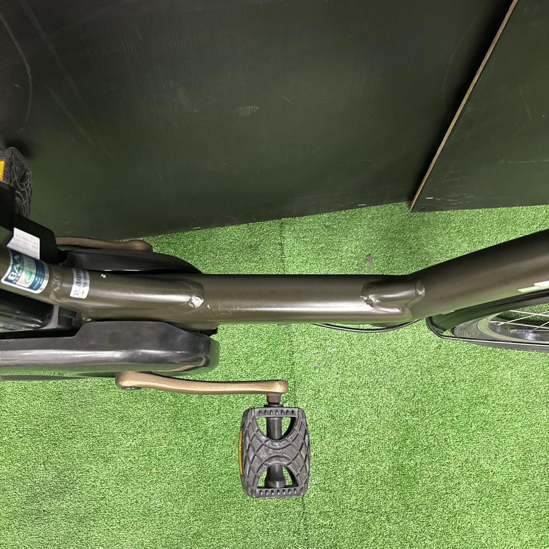 電動自転車 YAMAHA PAS kiss カーキ 3人乗り対応　80