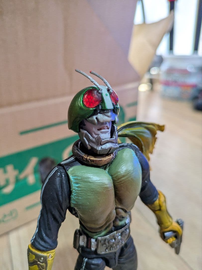 SIC仮面ライダー ショッカーライダー1号、2号？付きアクションフィギュア