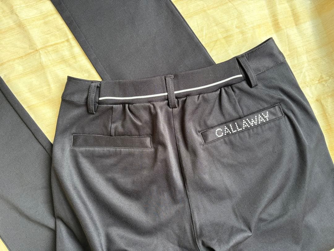 未使用品　Callaway レディースパンツ ブラック 8WAYストレッチ