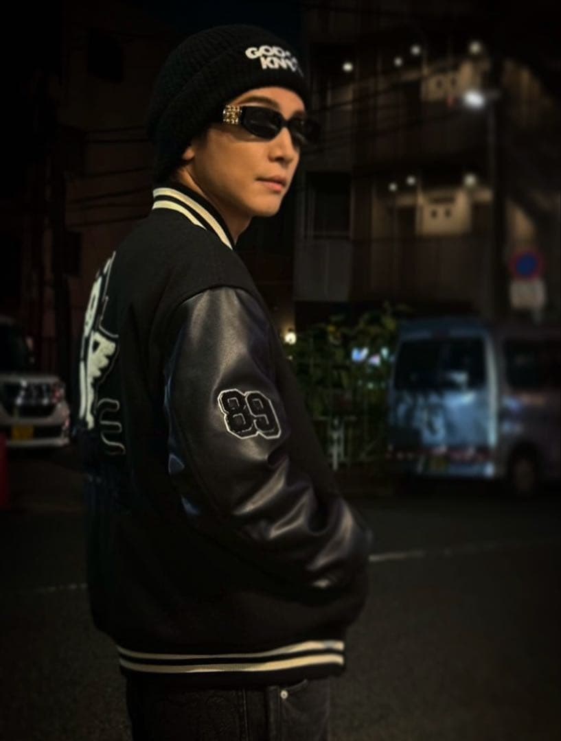 ミュージシャン GOD ONLY KNOWS VARSITY JACKET M