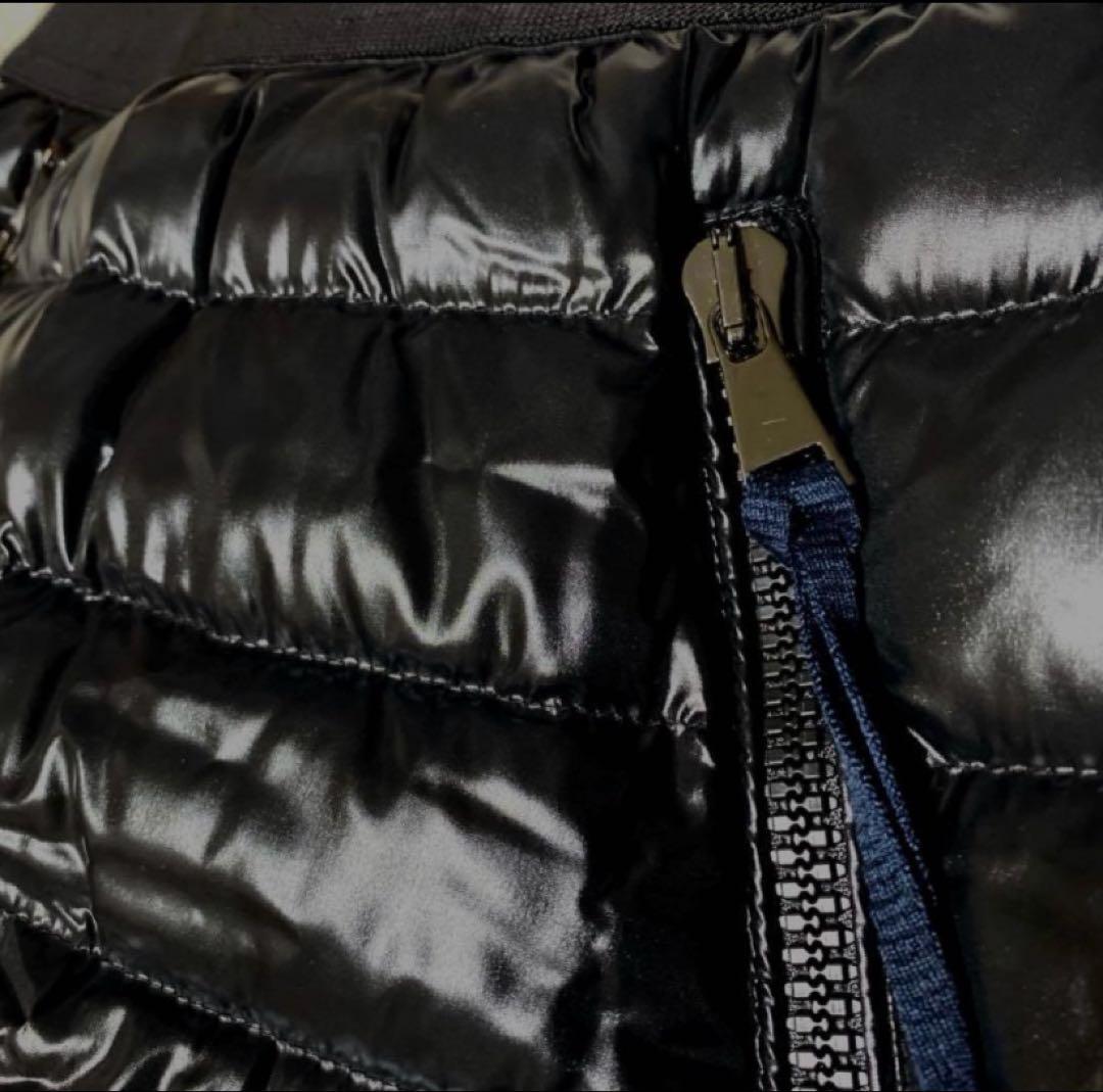 MONCLER ダウンミニスカートブラック40 M〜 L 【未使用】
