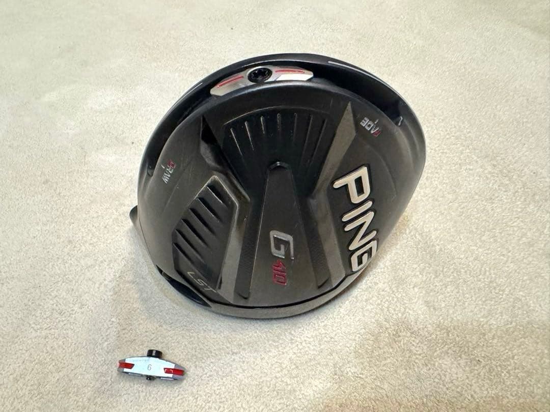 ピン PING G410 LST 9° ドライバーヘッド 6gウエイト カバー付