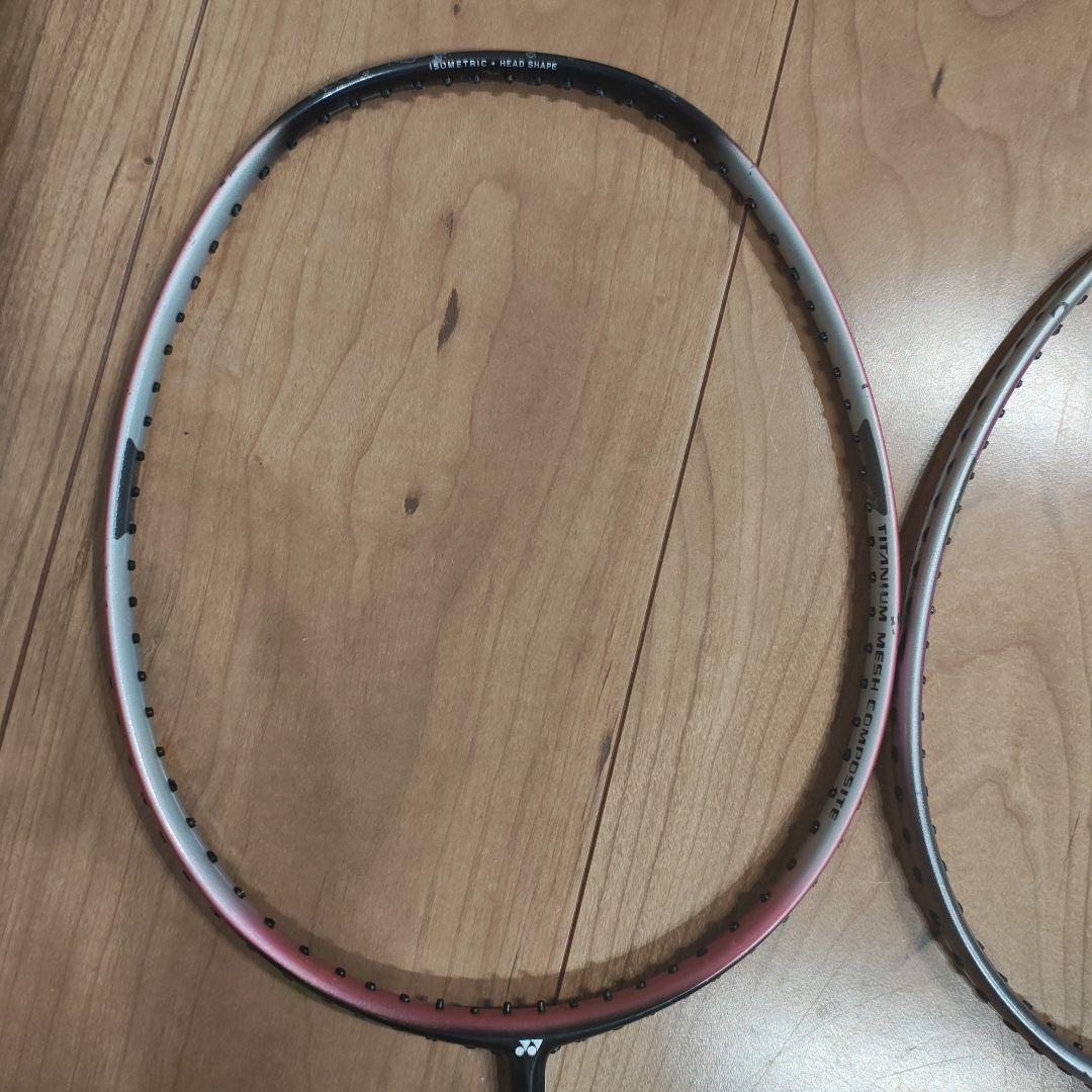 YONEX　バドミントンラケットセット ガット、グリップを新品に交換して発送