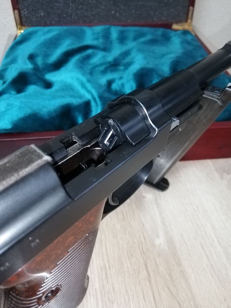 明日終了⭐マルゼン ワルサーP38 ガスブロカスタム⭐銃ケース付