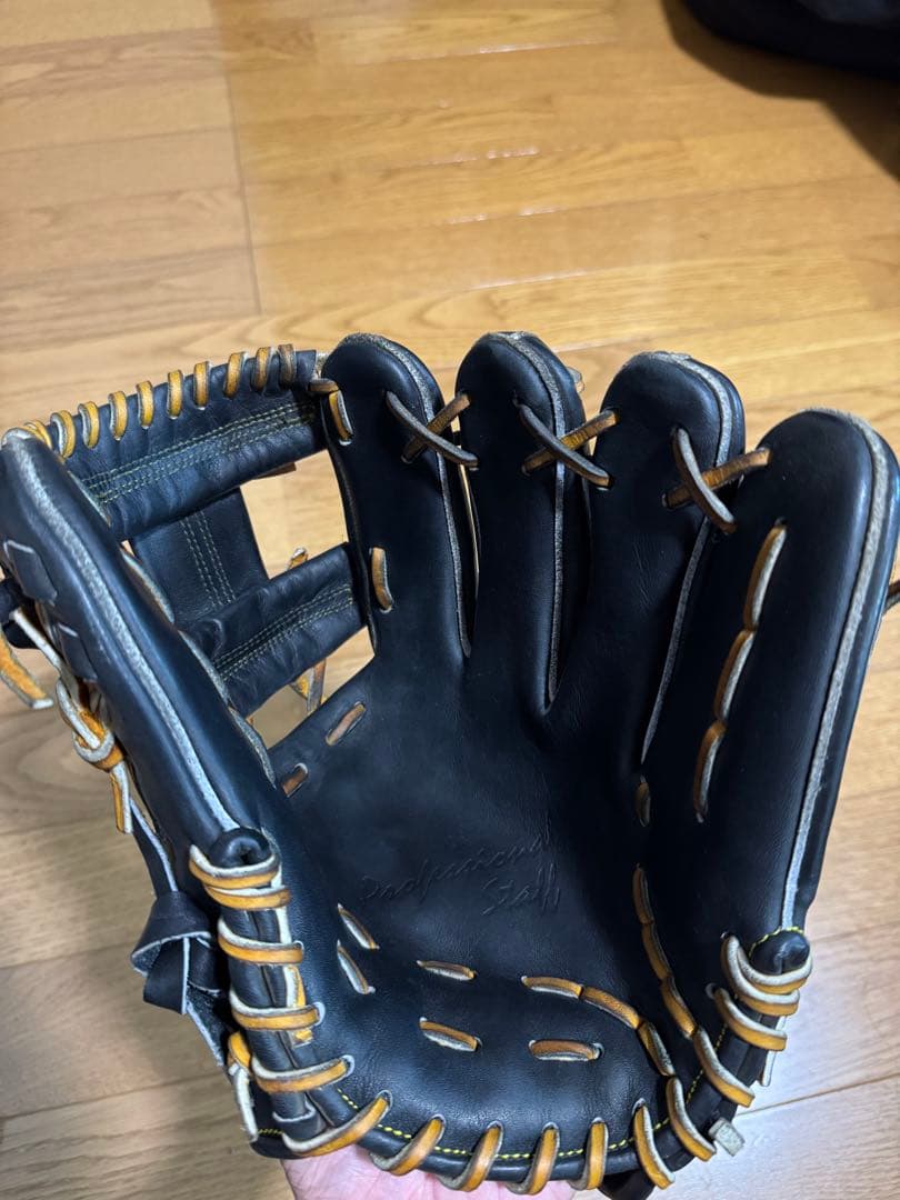 Miyama 硬式内野手用　野球グローブ 黒