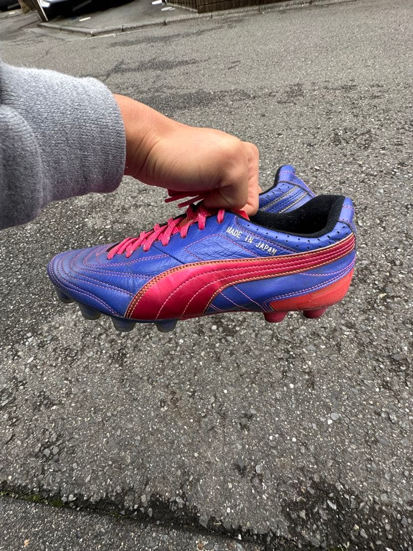 超激レアPUMA vintage『purple&pink』スパイク