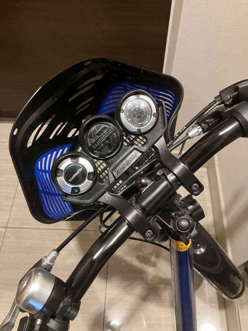 ジュニア 自転車 ブリヂストン EX26 ブルー&ブラック 22インチ 良品