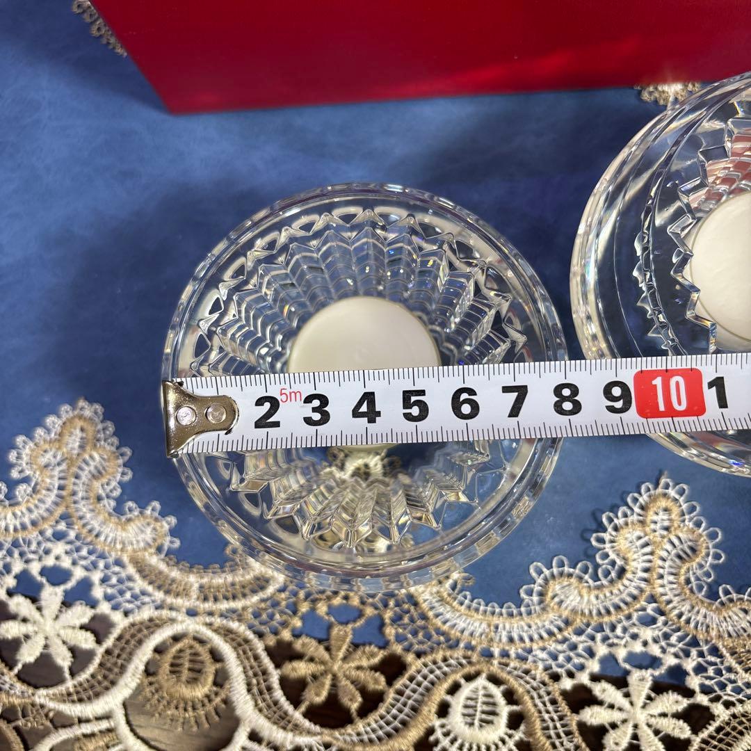 Baccarat　アイキャンドルホルダー　2個セット
