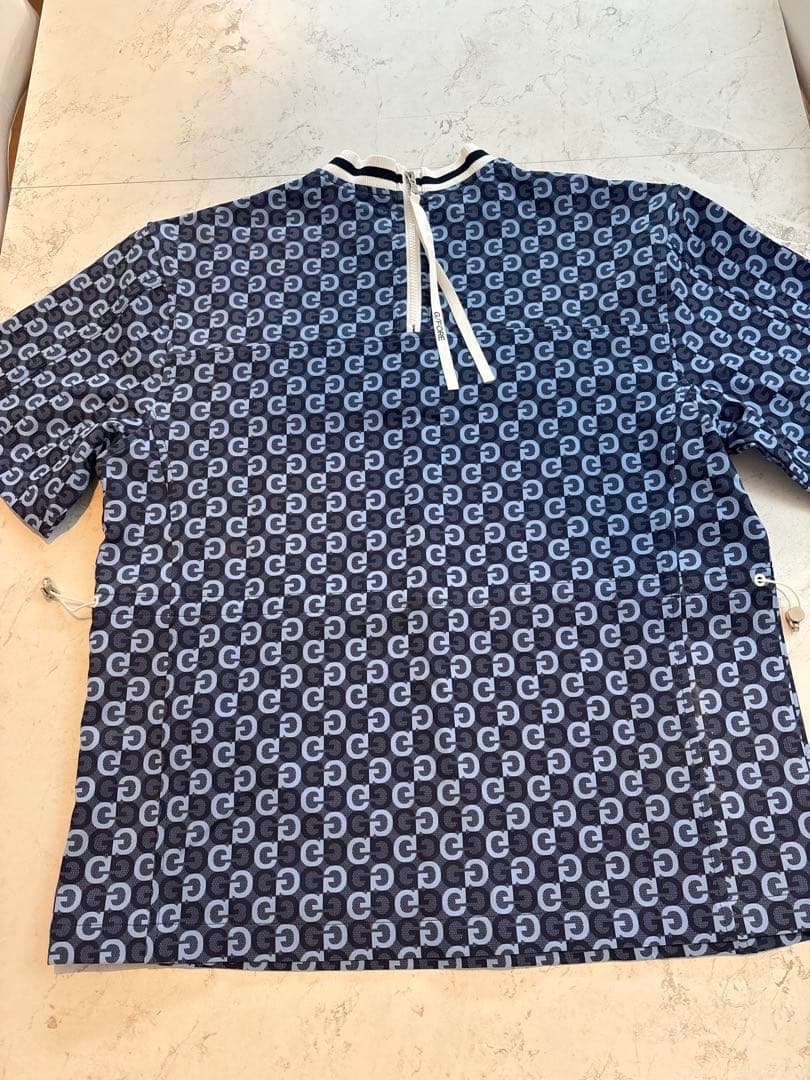 G/FORE ネイビー ロゴ入りシャツ M