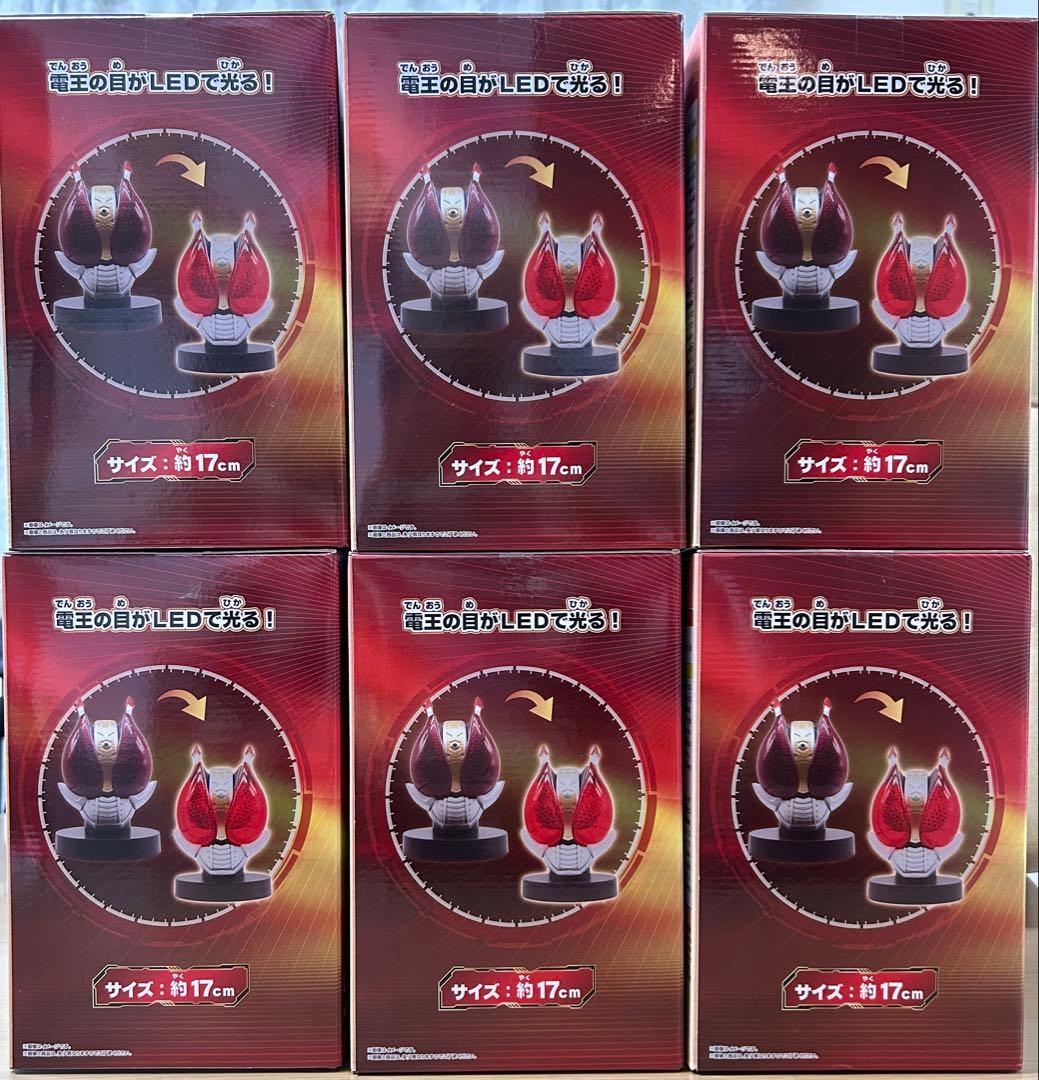 仮面ライダー電王　BIGサイズソフビマスクディスプレイ6個セット