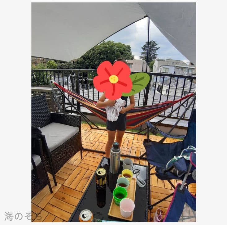 ストライプハンモック 240cm x 150cm