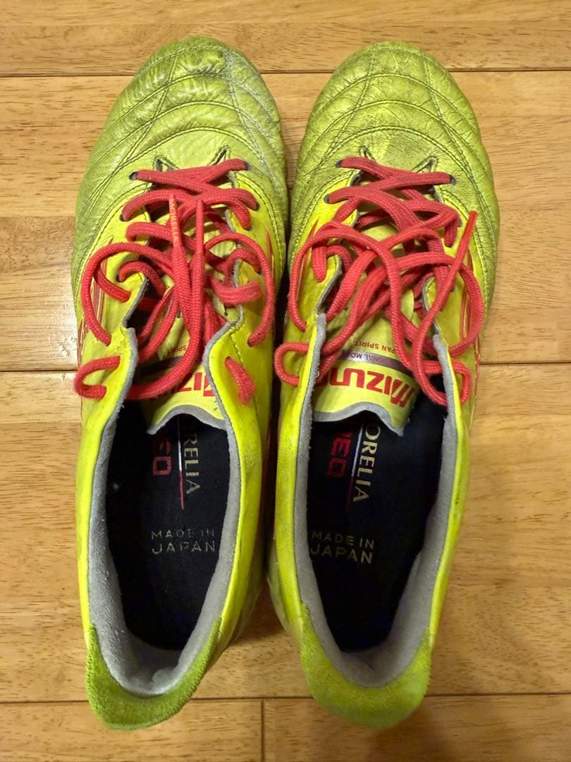 Mizuno サッカーシューズ イエロー/レッド モレリアネオ