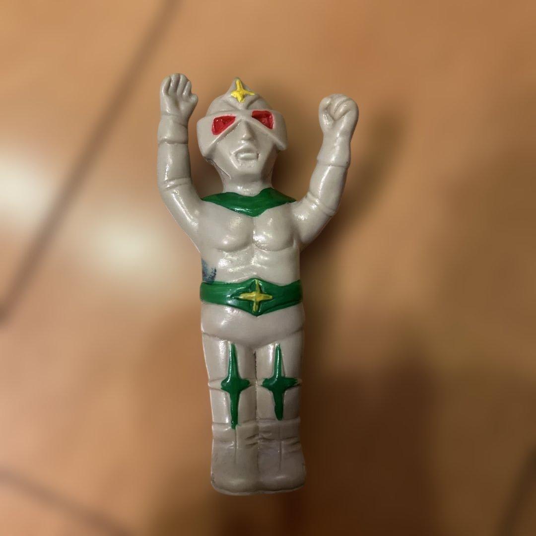 大里玩具　ミニソフビ　ミラーマン　ウルトラセブン　シャプレー星人　ブルマァク