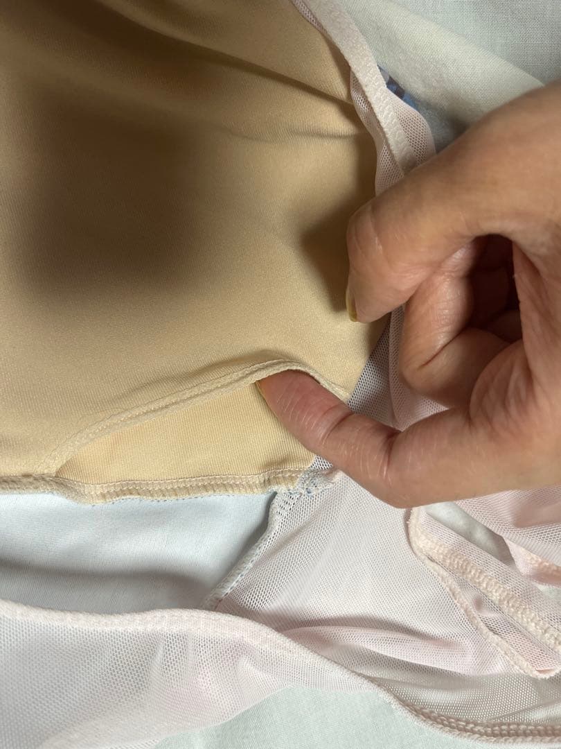 stina 花柄チェック バレエレオタード