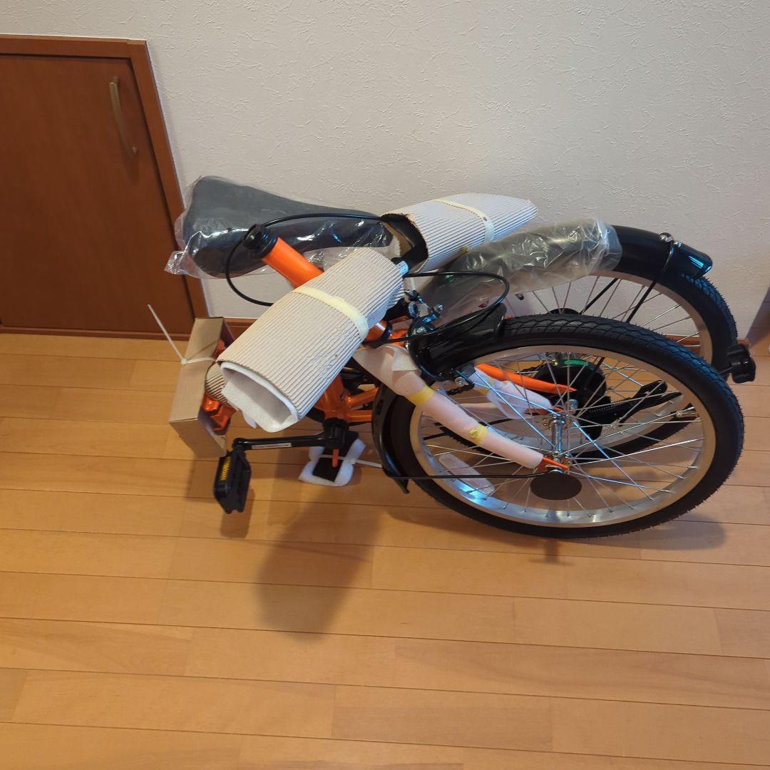折りたたみ自転車 オレンジ 未使用20インチ