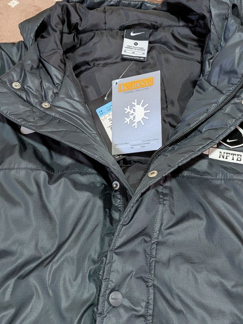Nike NFTB ベンチコート ブラック