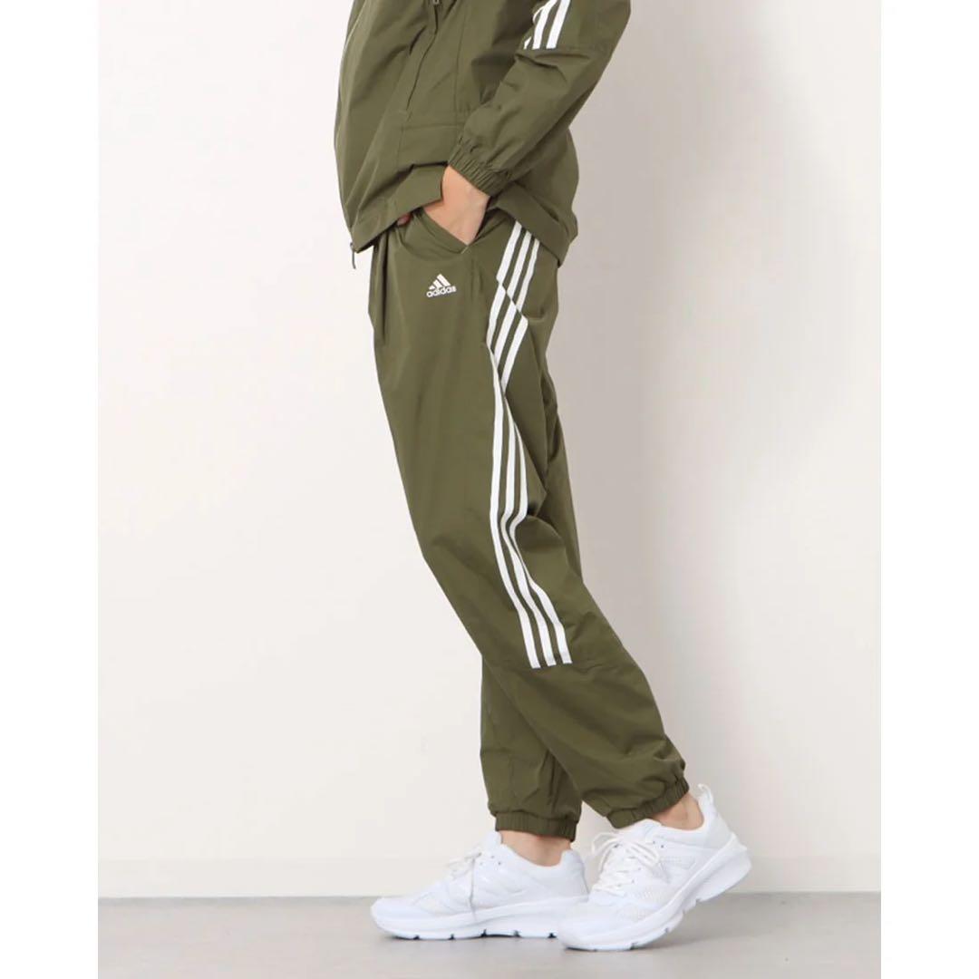 新品　adidas アディダス　ウィンド パンツ　 WIND.RDY カーキ　M