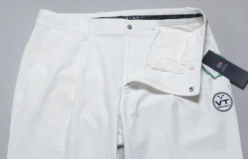 新品 23区GOLF　春夏 ストレッチ 1タックテーパードパンツ/W82