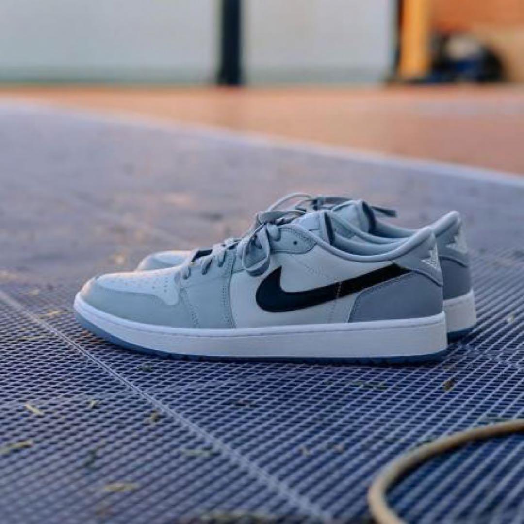 NIKE エアジョーダン 1 LOW G ウルフグレー