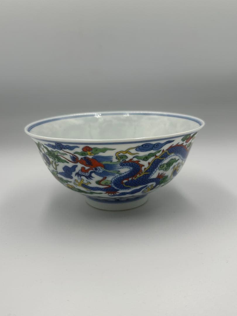 大清乾隆年製　丼茶碗　中国美術