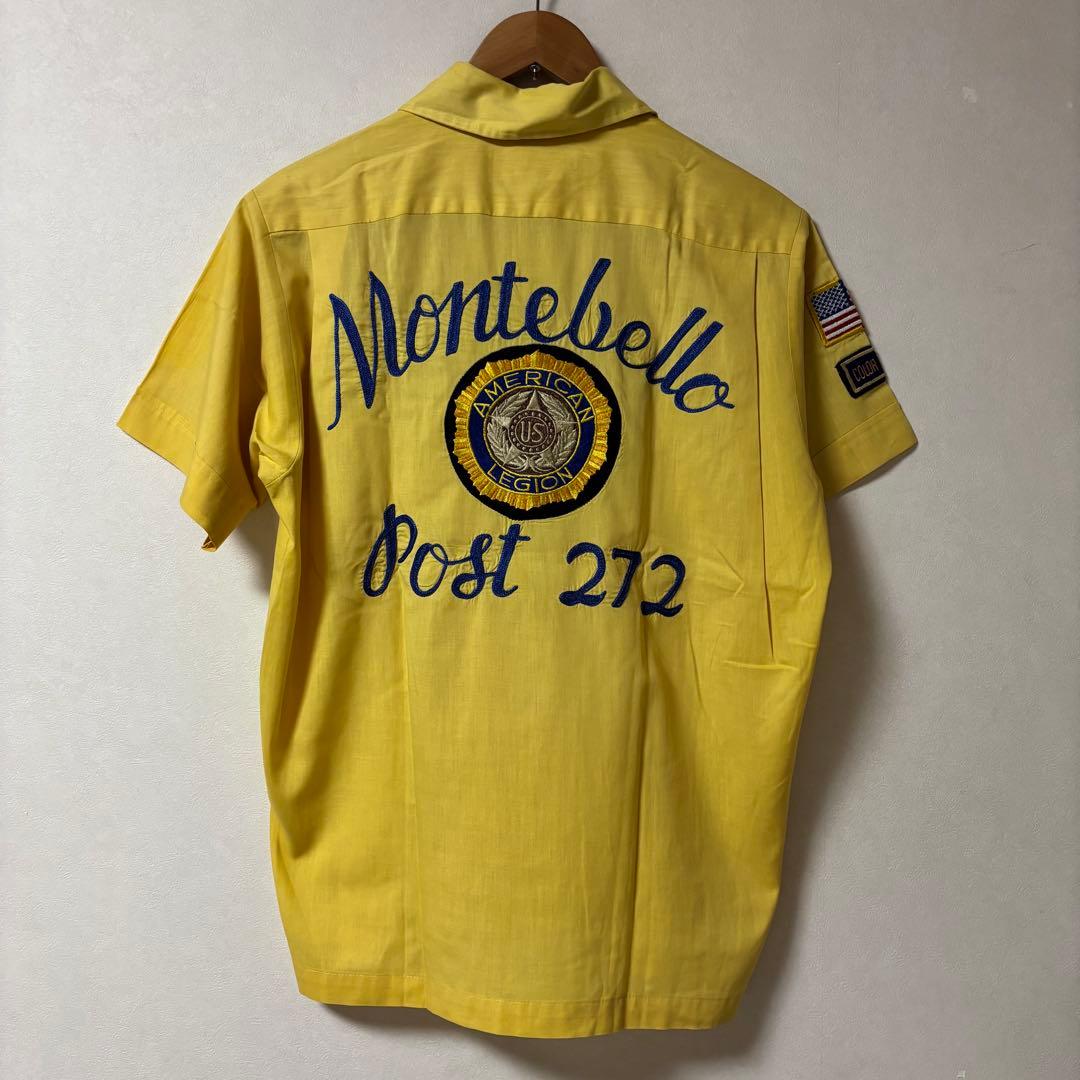 60's ビンテージ ミリタリー ボーリングシャツ 大戦物 ベトジャン VFW