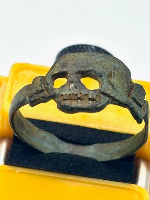 1914’s★ ドイツ帝国陸軍 ★初期 Skull Ring★部隊支給★ WW1