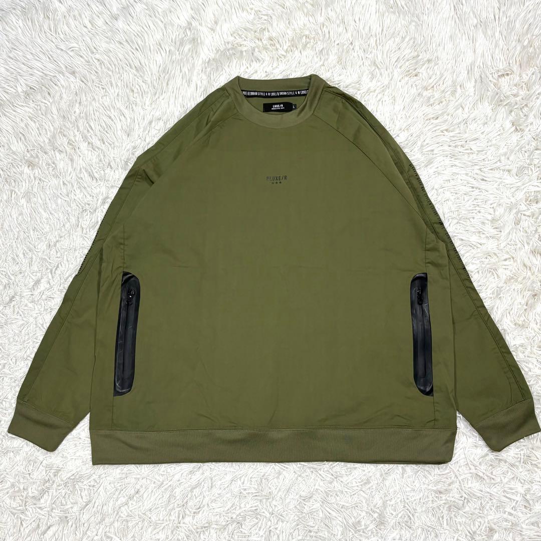 LUXE/R ラグジュ テック ウインドブレーカー XL ナイロンジャケット 緑