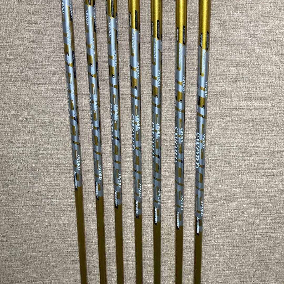カタナゴルフ　SWORD ATC589α アイアン7本　スウォード