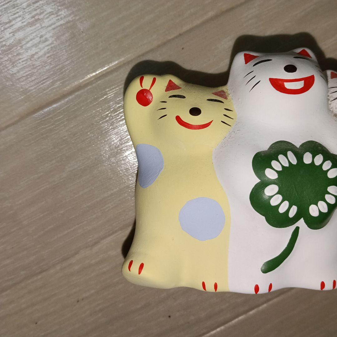 工房 輪葉葉　 招き猫 　三兄弟
