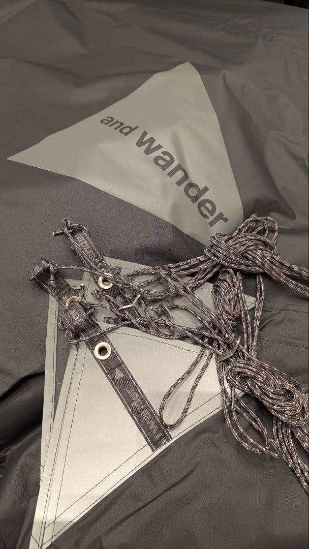 and wander tarp 44 アンドワンダー タープ44