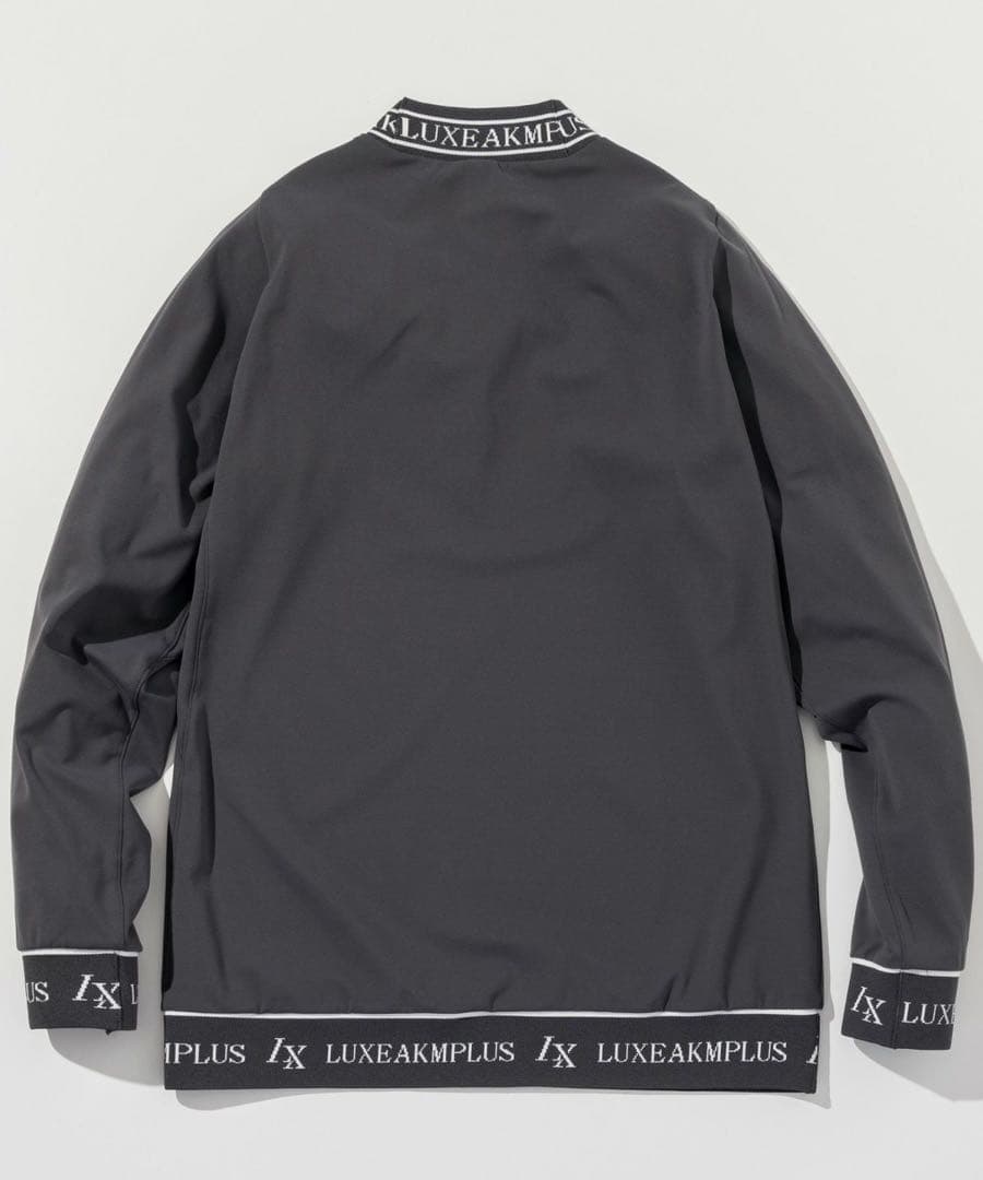 LUXEAKMPLUS グレー ヘムラインロングTシャツ Lサイズ SALE