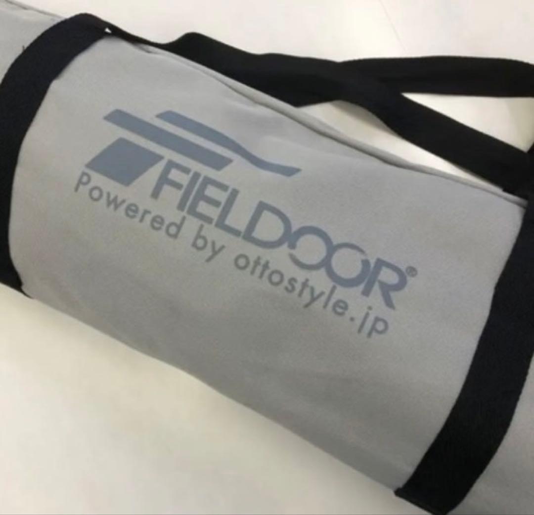 FIELDOOR アウトドアコット　ライトグレー