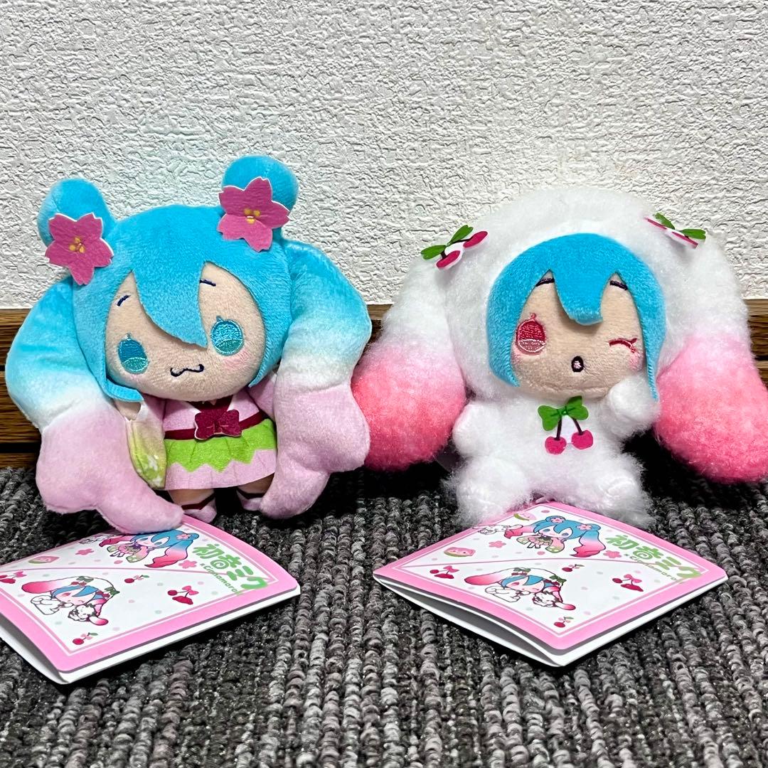 【14個セット】初音ミク×シナモロール 桜ver. ぬいぐるみ マスコット