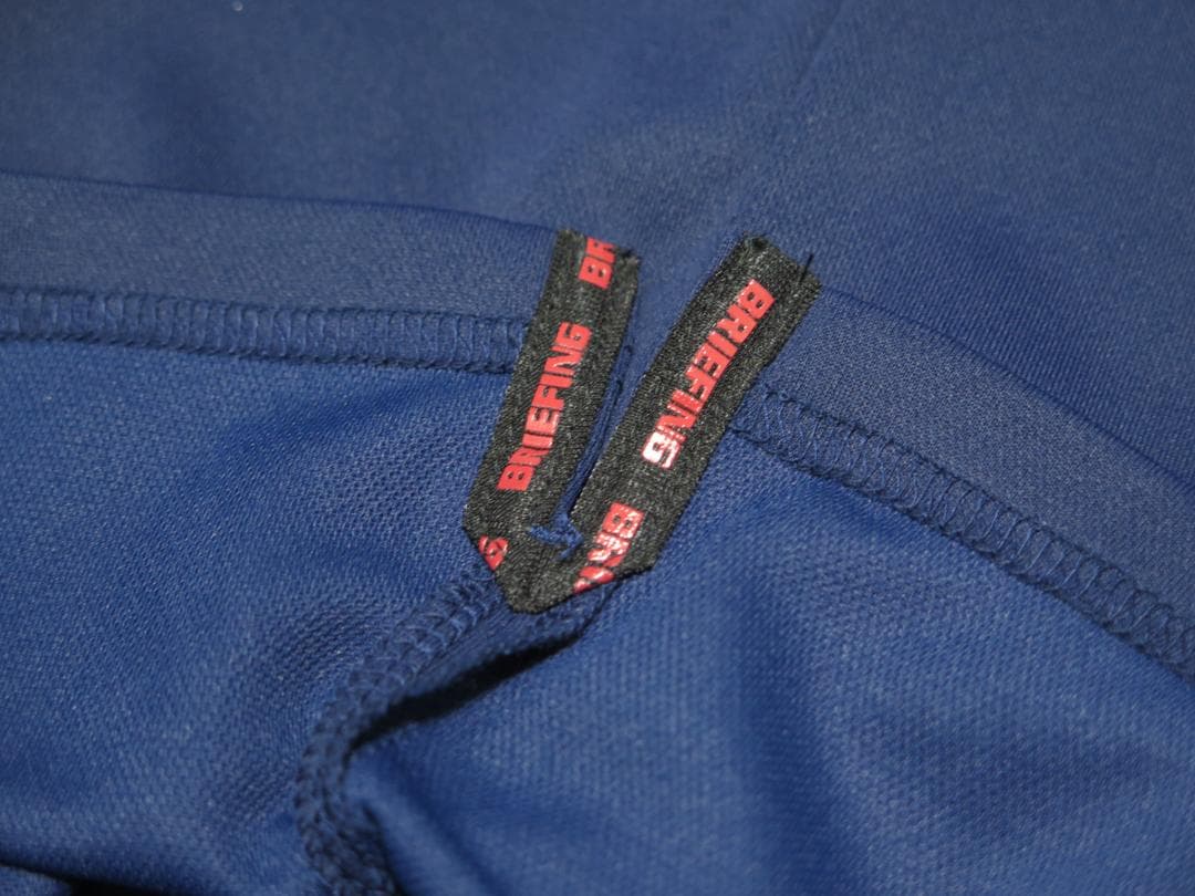 ⓂBRIEFING GOLFブリーフィングゴルフ ハーフジップフーディーNAVY